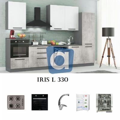 Cucina Iris L 330 con elettrodomestici