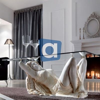 Tavolino artistico ceramica Afrodite