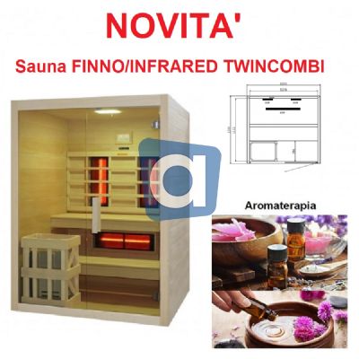 Sauna Finno Infrared combinata