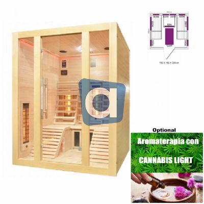 Sauna Oslo Sano al carbonio infrarossi