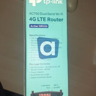 Tp-Link ac 750 dual band Wi-fi 4G