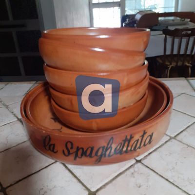 Set piatti Spaghettata in terracotta