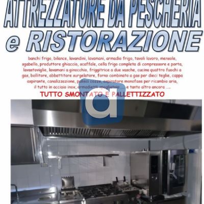 Nuova vendita fallimentare di attrezzatura pescheria e ristorazione