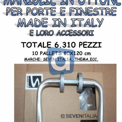 Stock maniglie in ottone serrature lucchetti 6310 pezzi