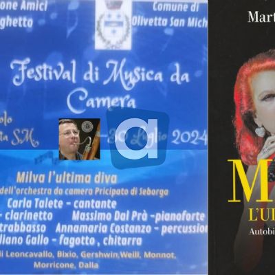 Vitaliano Gallo dirige Milva a Fanghetto il 30 07 24