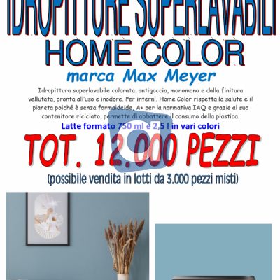 grande vendita stock IDROPITTURE SUPERLAVABILI HOME COLORE max meyer